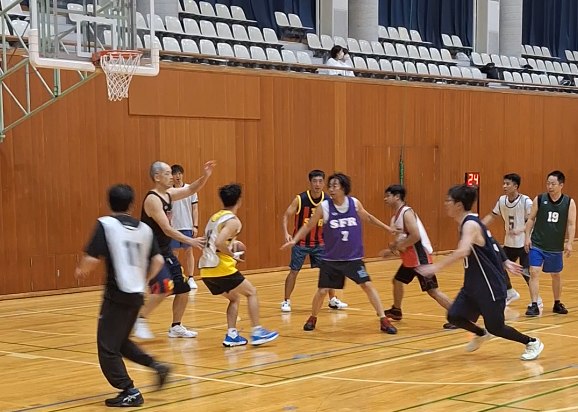 バスケットボールの様子