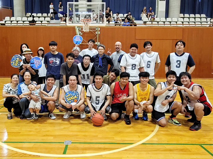 バスケットボールの試合